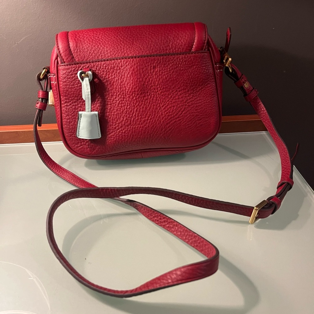 J. Crew Signet Flap Crossbody Bag in Red - Picture 4 of 7